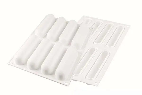 75-Piece Silicone Finger Mold Set with 8 Shapes, Cutters & Trays - Perfect for Baking, Candy Making, and DIY Crafts