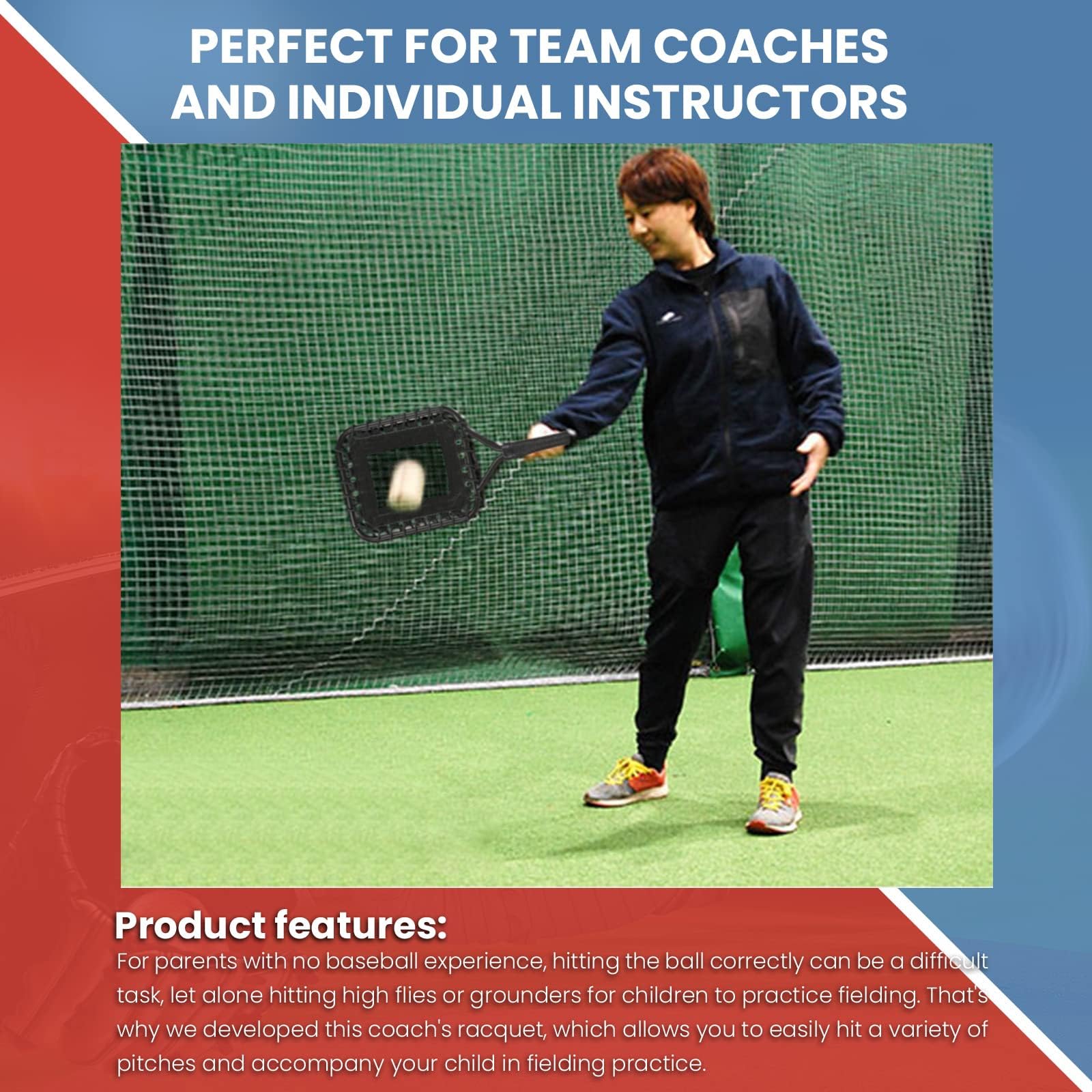 Fungo Baseball Bat for Coaches & Parents - Professional Fly Ball & Grounder Training Tool - Perfect for Baseball Practice Drills & Fielding Exercises