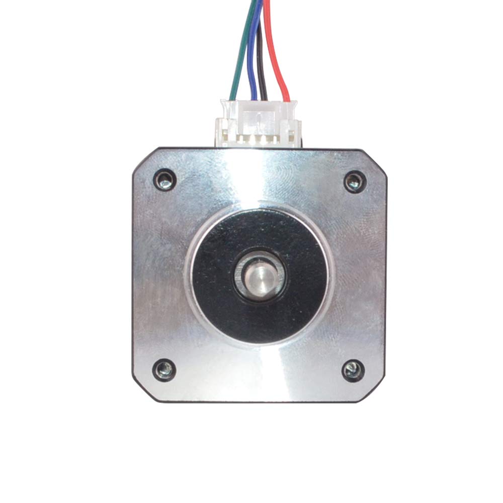 Nema 17 Pancake Stepper Motor 28.33oz-in 1.2A 30mm Bipolar 1.8 Degree 4-Lead for 3D Printer, CNC Machine, Extruder - High Torque Compact Motor for DIY Robotics, Automation & Precision Motion Control