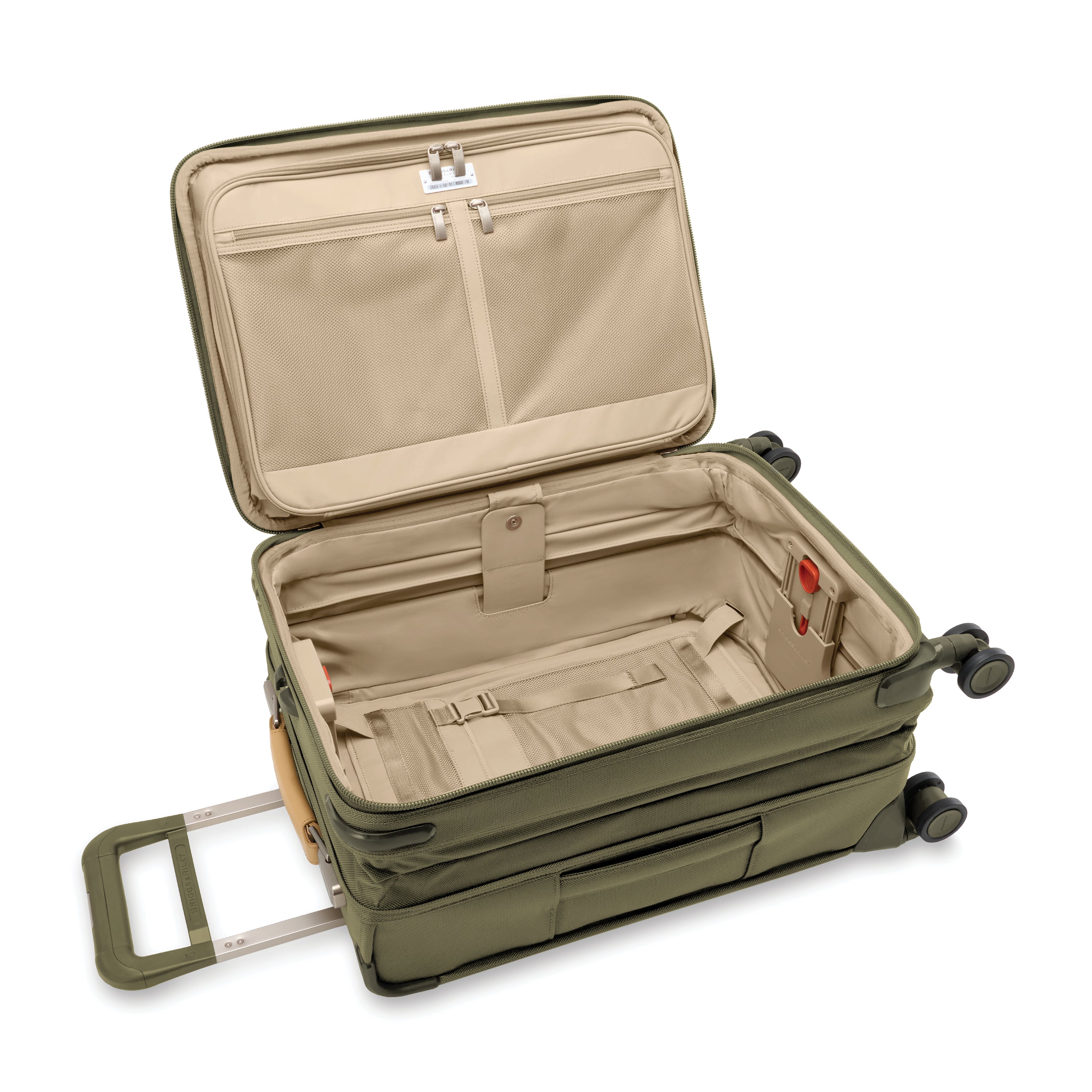 Briggs & Riley Baseline Essential Carry On Spinner Luggage - Lightweight Expandable Suitcase for Business Travel & Weekend Getaways | TSA Lock & Durable Polycarbonate Shell