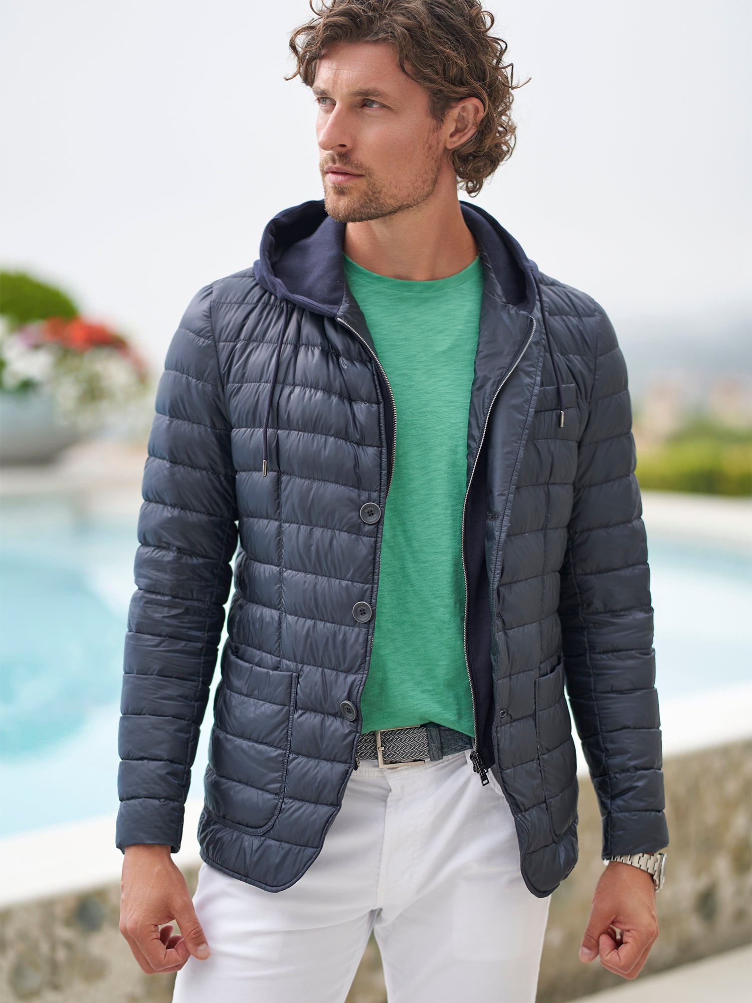 Ultralight Down Blazer for Men & Women - Carlo Premium Lightweight Jacket for Outdoor Hiking, Travel & Cold Weather