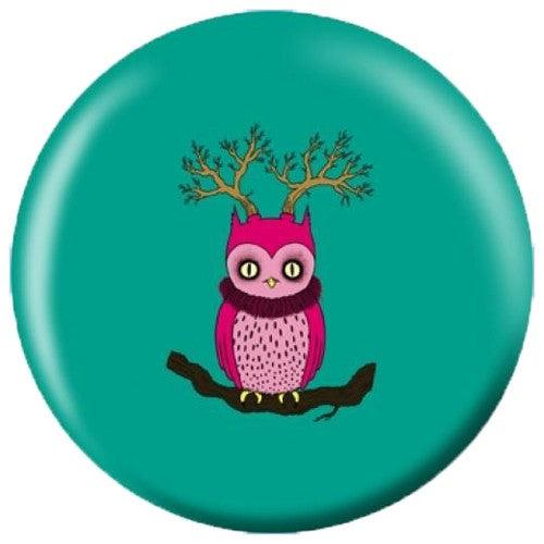 OnTheBallBowling Angel Szafranko Design Unique Owl Bowling Ball for Professional & Casual Bowlers - Perfect for League Play, Practice Sessions & Gift Giving