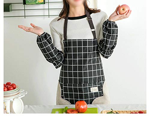 Waterproof Kitchen Apron for Women with Pockets - Cooking & Baking