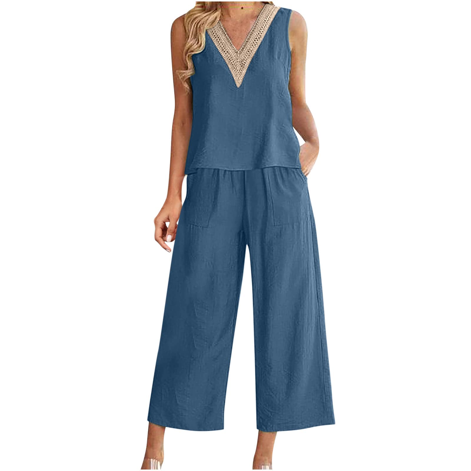 Women's Crochet 2-Piece Outfit Set - Short Sleeve Lounge & Vacation Wear | Perfect for Beach Getaways, Summer Relaxation, and Casual Comfort