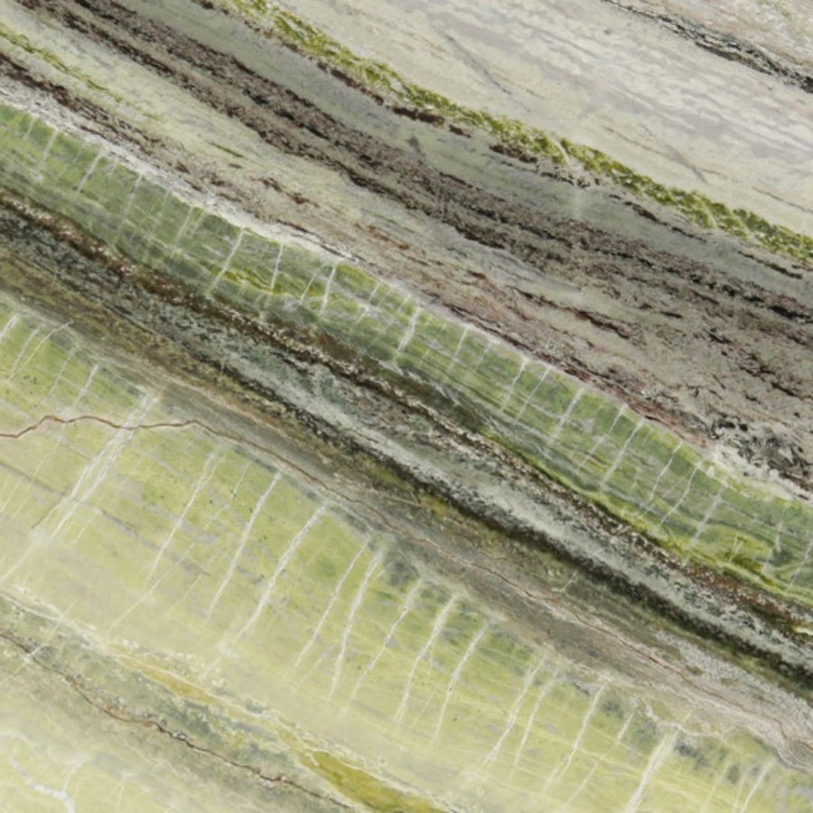 Premium Irish Green Marble 12x12 Polished Tile - Natural Green Stone for Kitchen Backsplash, Bathroom Flooring & Luxury Home Decor