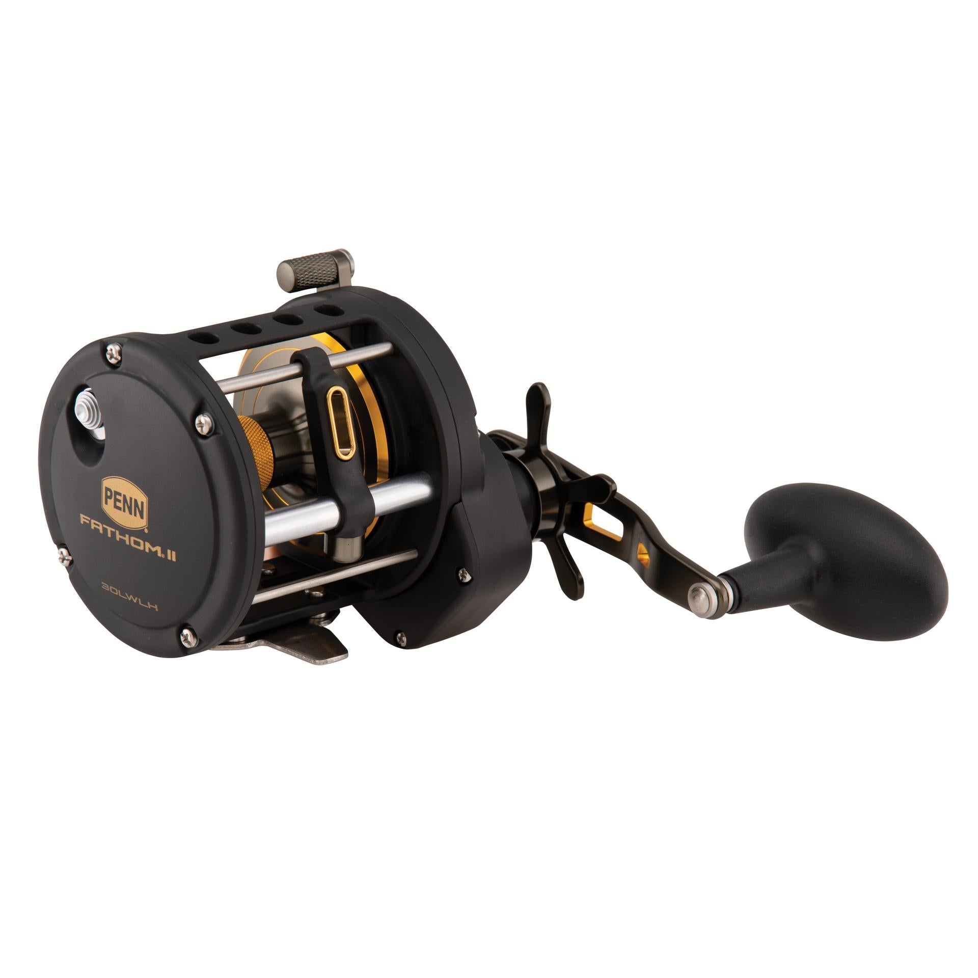 PENN Fathom™ II Level Wind Conventional Fishing Reel - Saltwater & Freshwater Trolling Reel for Offshore & Inshore Fishing
