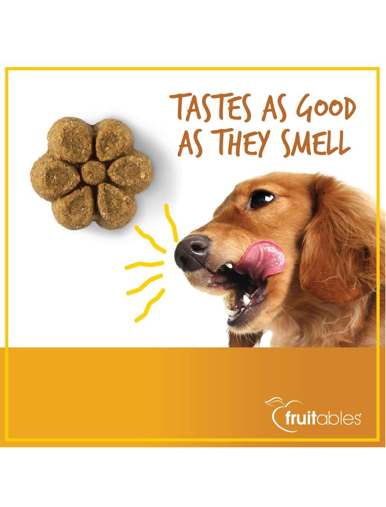 Fruitables Pumpkin & Banana Dog Treats - Healthy Natural Snacks for Small & Large Dogs - Perfect for Training & Rewards