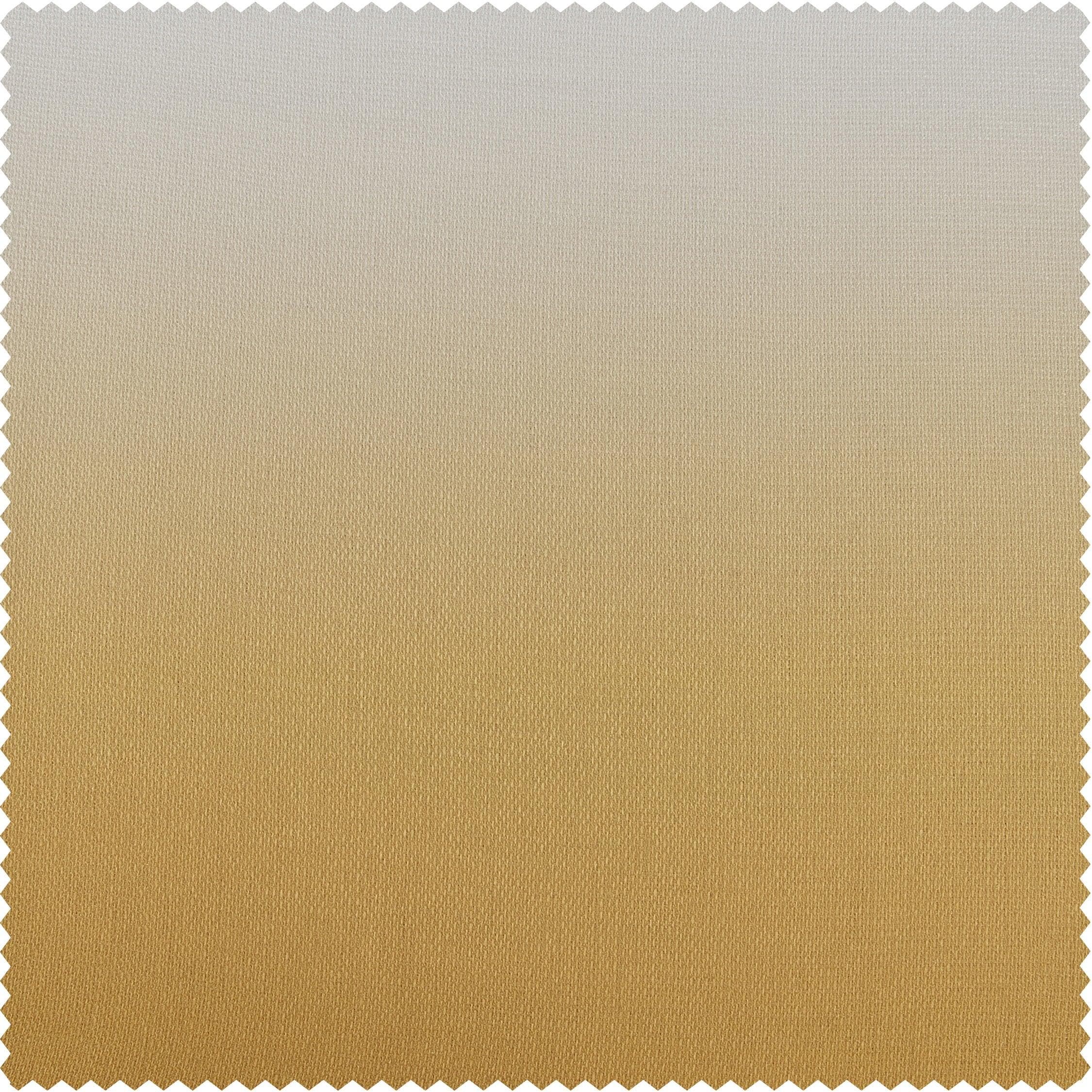 Gold Abstract Ombre Faux Linen Fabric Swatch - Premium Textile Sample for Home Decor, DIY Crafts & Upholstery Projects