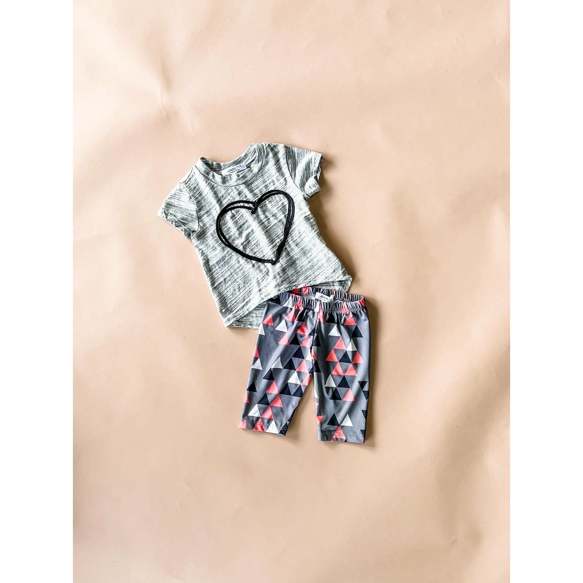 Rumor Heart Hi Lo Top - Trendy Marble Grey Women's Fashion Blouse for Casual Wear & Night Out