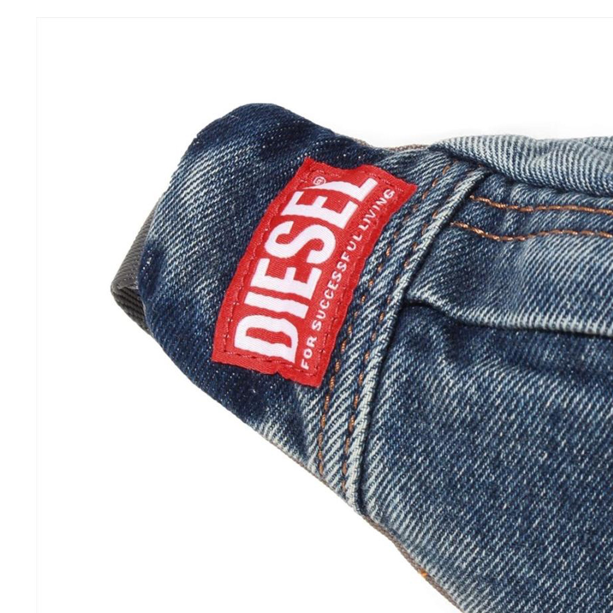 Diesel Denim Belt Bag for Men & Women - Stylish & Durable Waist Pack for Travel, Hiking, and Everyday Use