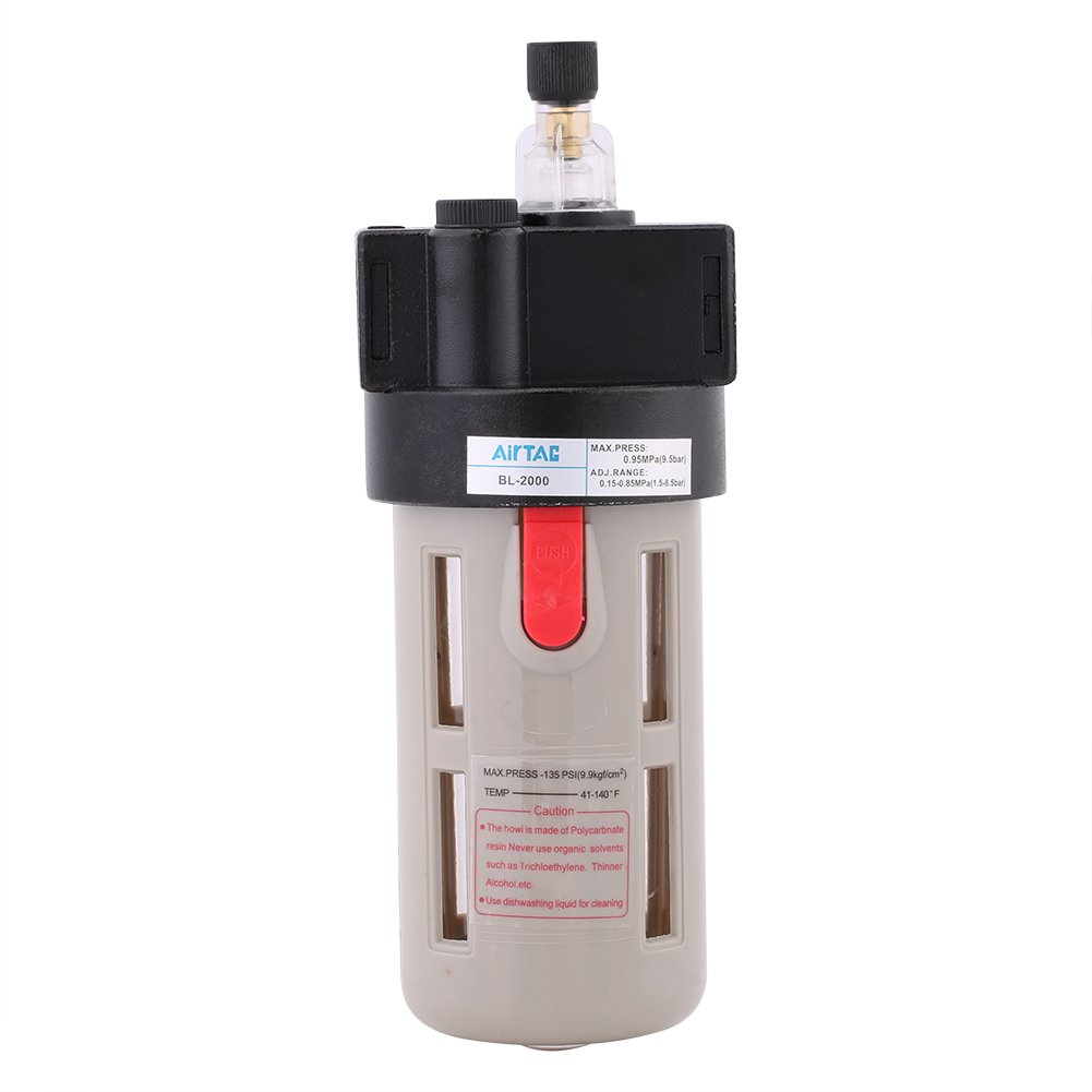 BL-2000 G1/4 Air Lubricator - Pneumatic System Air Source Treatment for Compressors, Tools & Machinery | Industrial & Automotive Applications
