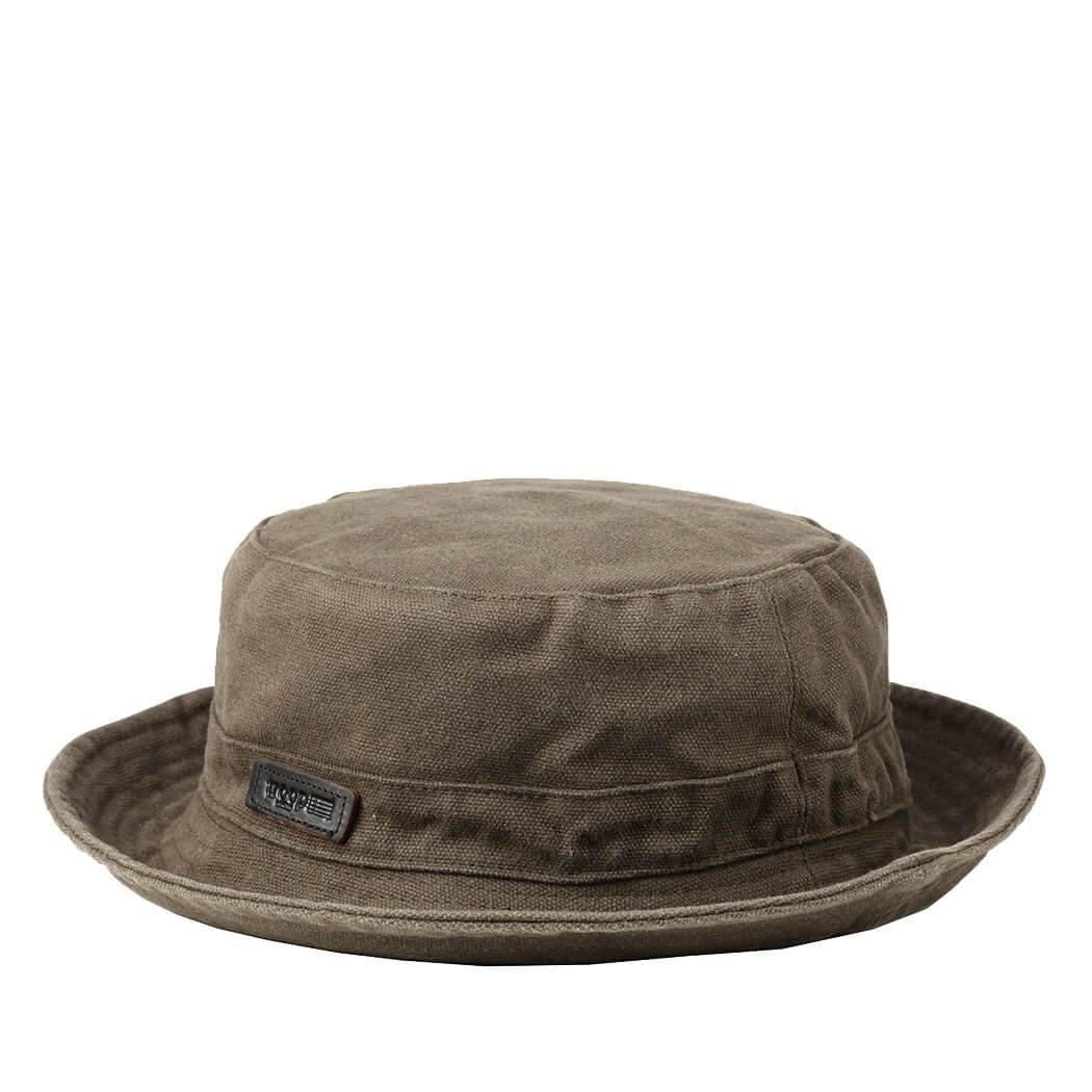 TRP0502 Troop London Waxed Canvas Fisherman Hat - Waterproof Sun Hat for Outdoor Activities, Fishing, Hiking & Beach - Adjustable Unisex Bucket Hat for Men & Women