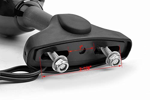 Gloss Black LED Turn Signal Rear View Mirrors (2pcs) - Compatible with Yamaha YZF R1 R6 FZ1 FZ6 600R R3 - Enhanced Visibility & Safety for Night Riding & Urban Commuting