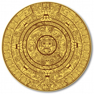 Mayan Calendar Vinyl Sticker - Waterproof & Durable Decal for Laptops, Cars, Windows - Choose Your Size (Small, Medium, Large) - Perfect for Home, Office & Travel Decor
