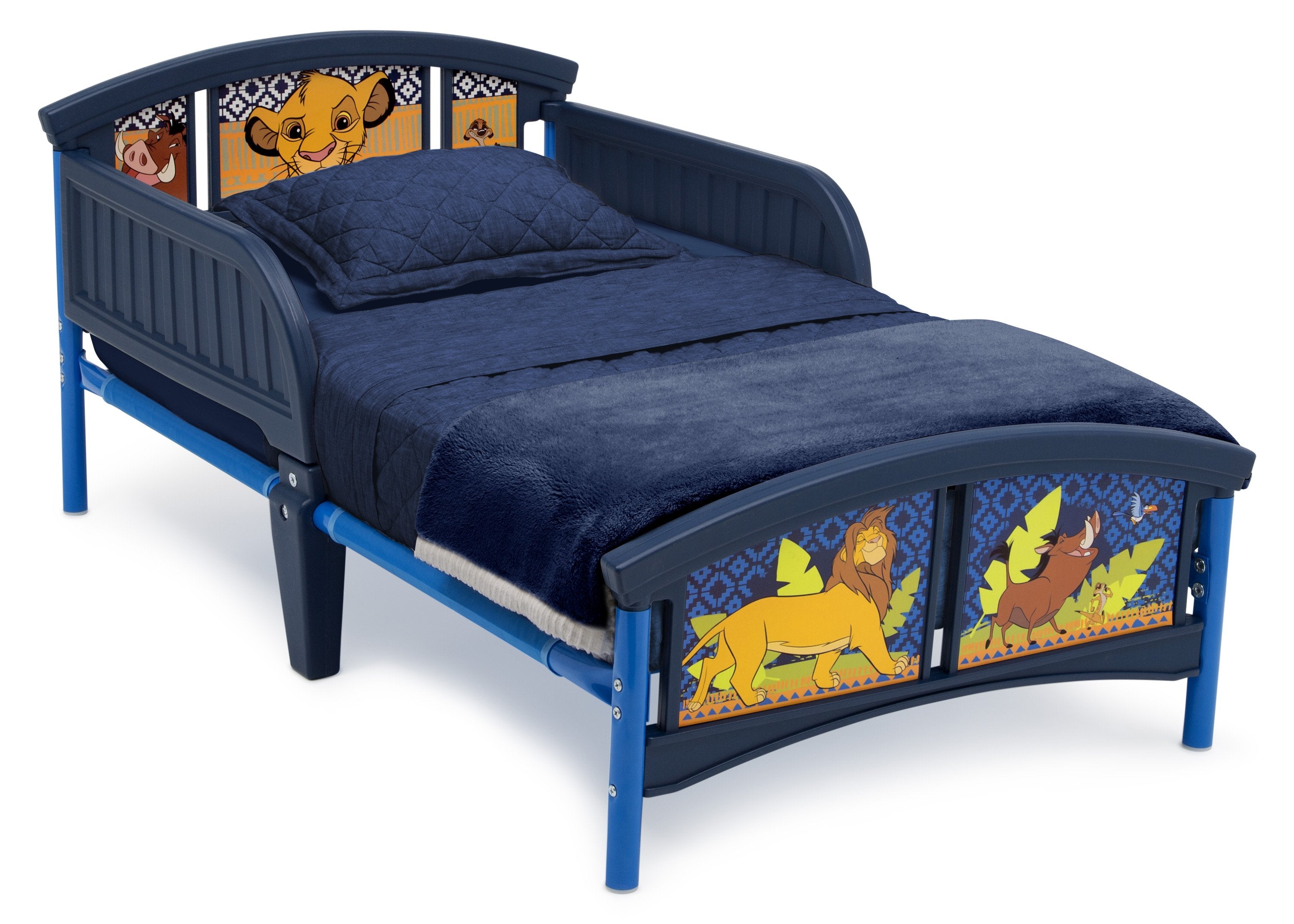 The Lion King Plastic Toddler Bed - Disney Kids Bed for Boys & Girls - Durable Toddler Bed Frame for Nursery, Bedroom & Playroom - Perfect for Disney Themed Rooms & Sleepovers