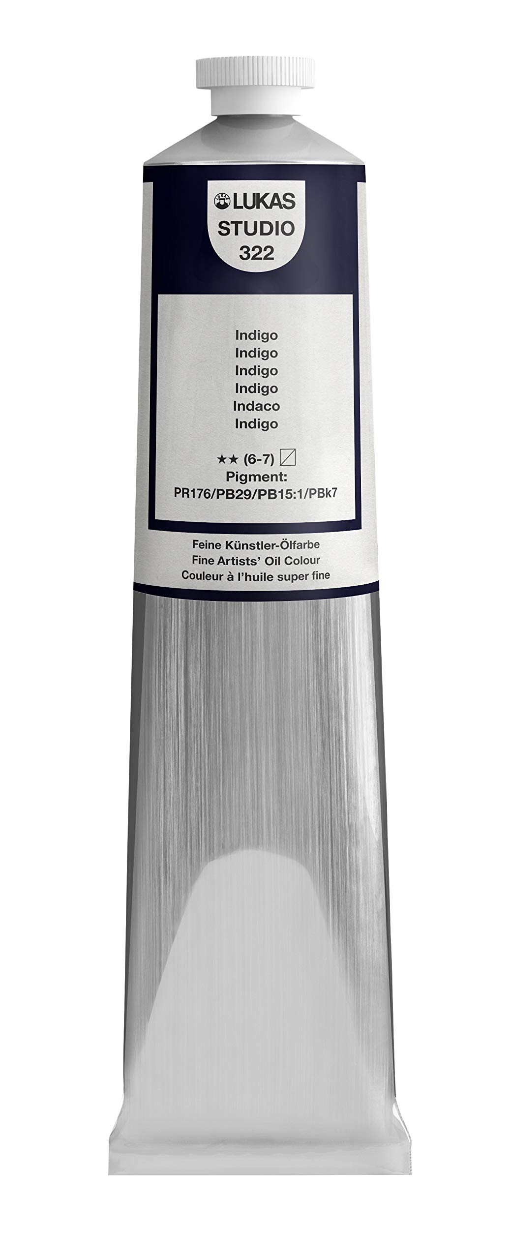 200ml Studio Oil Paint - Premium Quality Indigo for Artists & Professionals | Perfect for Canvas, Acrylics & Oil Painting Projects