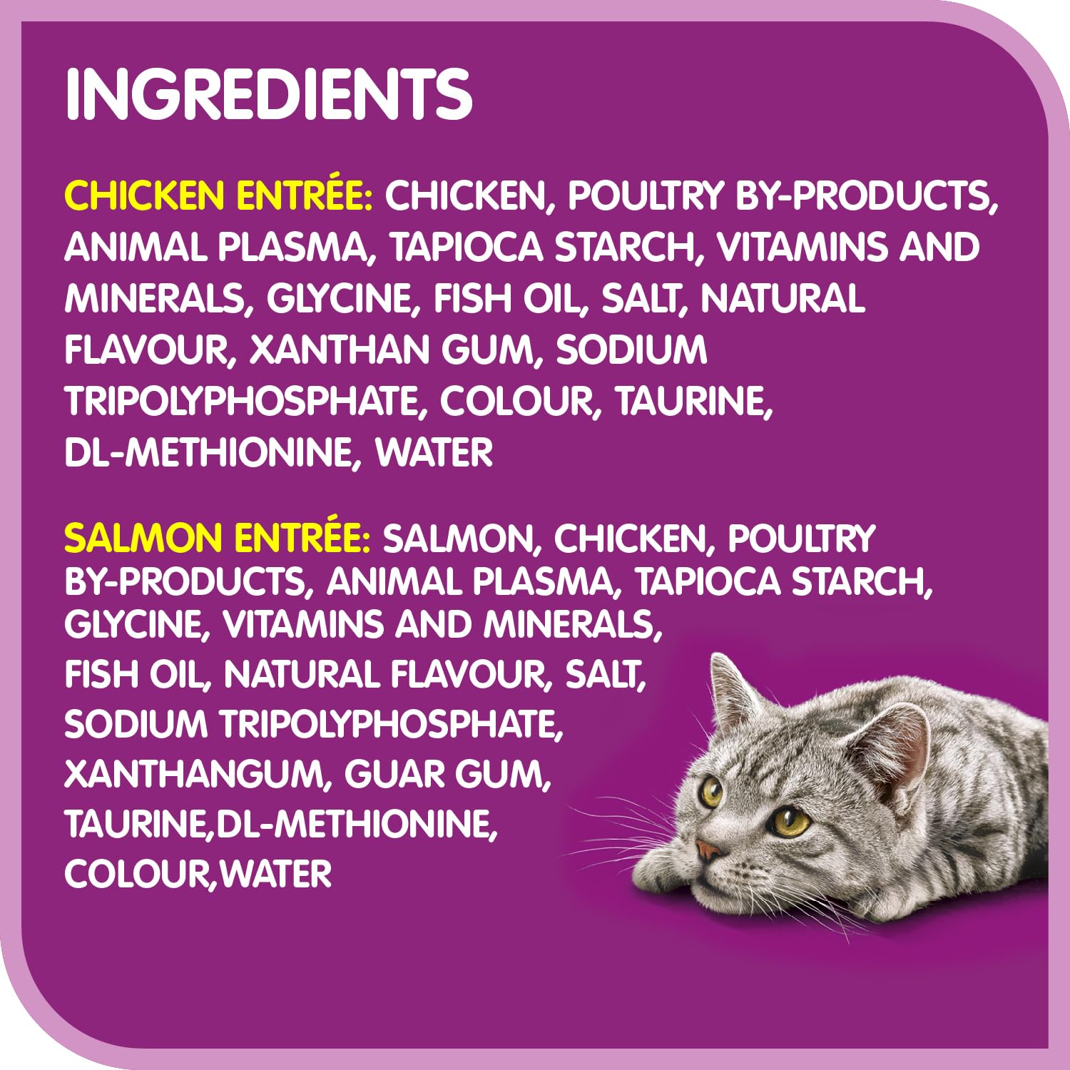 WHISKAS Perfect Portions Wet Cat Food Cuts in Gravy - Chicken & Salmon Flavor - 12 Pack (75g Each) - High Protein Meal for Adult Cats - Perfect for Picky Eaters & Daily Feeding