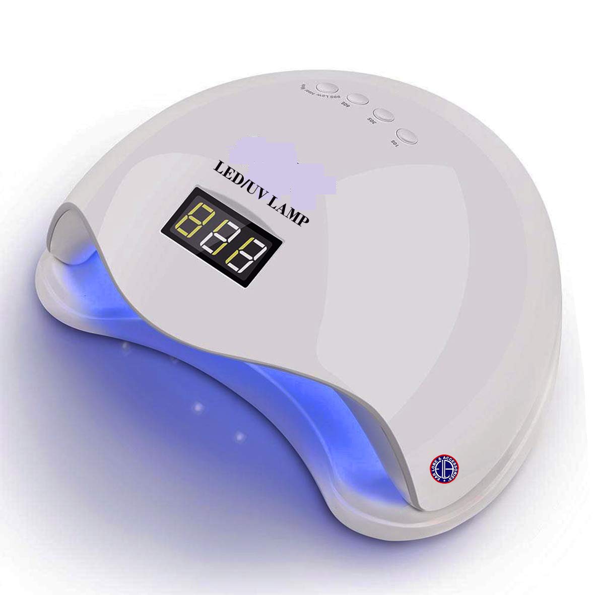 48W Professional LED/UV Nail Lamp with Timer - Fast Drying for Gel Polish, Manicure & Pedicure - Perfect for Home Salon, Nail Art Studio & DIY Nail Care