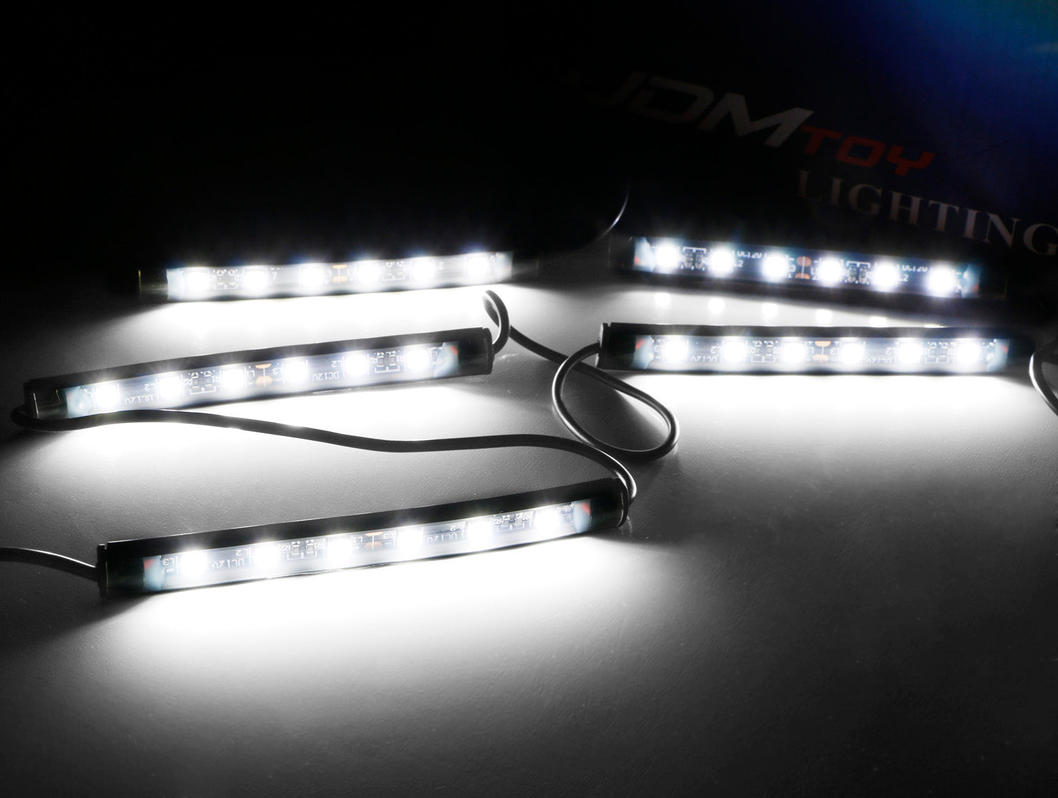 10-Section Waterproof White 60 LED Truck Bed Lighting Kit with Wiring - Durable Cargo Area Lights for Pickup Trucks, Vans & SUVs - Perfect for Night Loading, Camping & Off-Road Adventures
