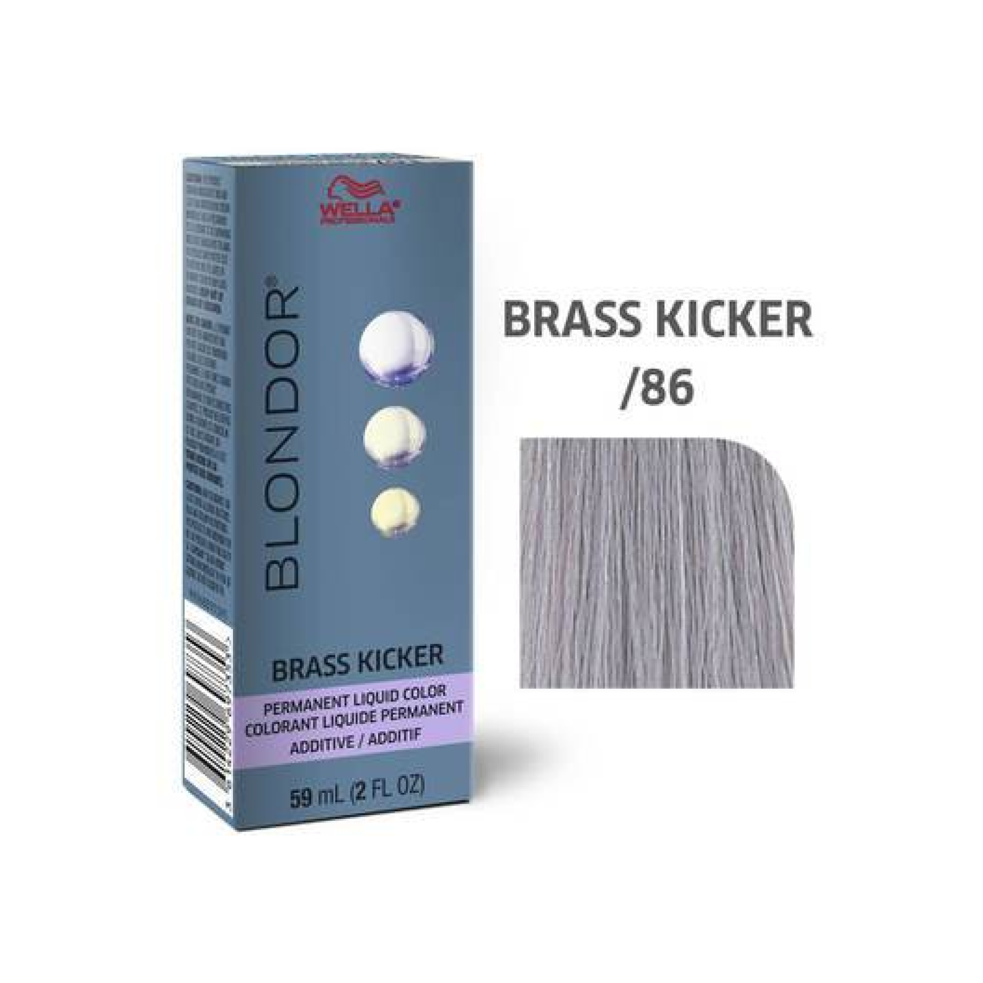 Blondor Permanent Liquid Toner - Brass Kicker for Hair Color Correction | Professional Salon-Grade Toner for Blonde & Bleached Hair | Perfect for Salon Use & At-Home Hair Care