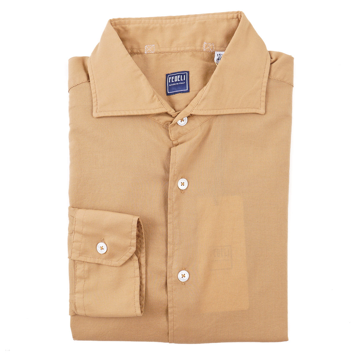 Fedeli 'Sean Panamino' Lightweight Cotton Shirt for Men - Breathable Casual Button Down Shirt for Summer, Travel & Outdoor Activities