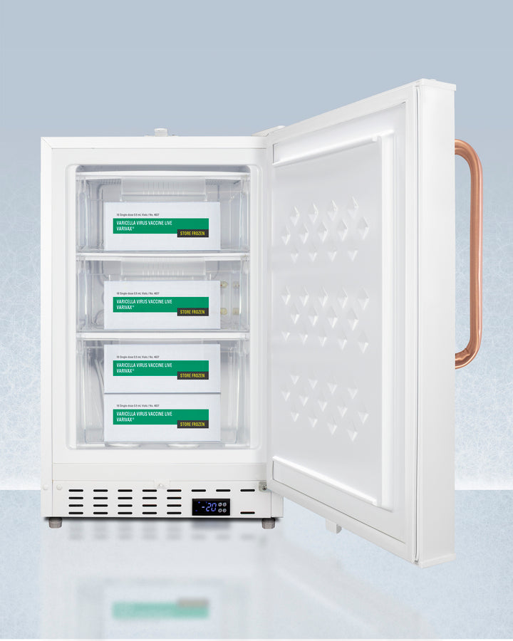 Accucold 20 Inch Wide ADA Compliant Built-In Medical Vaccine Freezer - ADA305AFTBC - Perfect for Hospitals, Pharmacies & Clinics