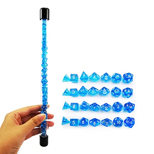 4x7pcs Mini Gem Blue