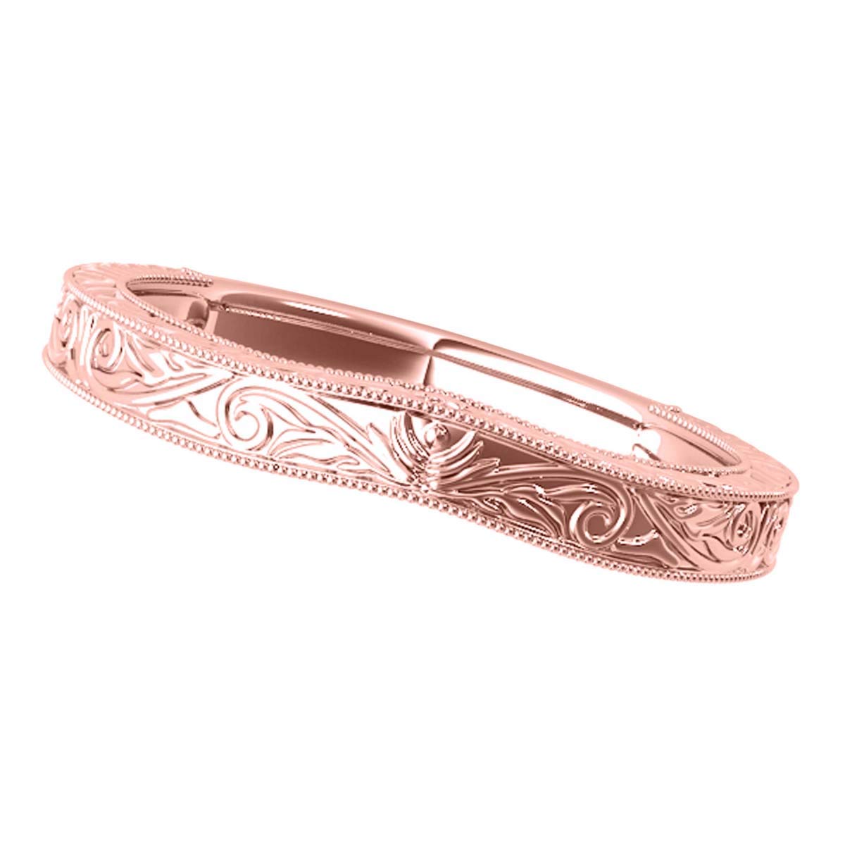 14K Solid Rose Gold Engagement & Wedding Band Ring for Women | MauliJewels | Perfect for Proposals, Anniversaries & Bridal Jewelry