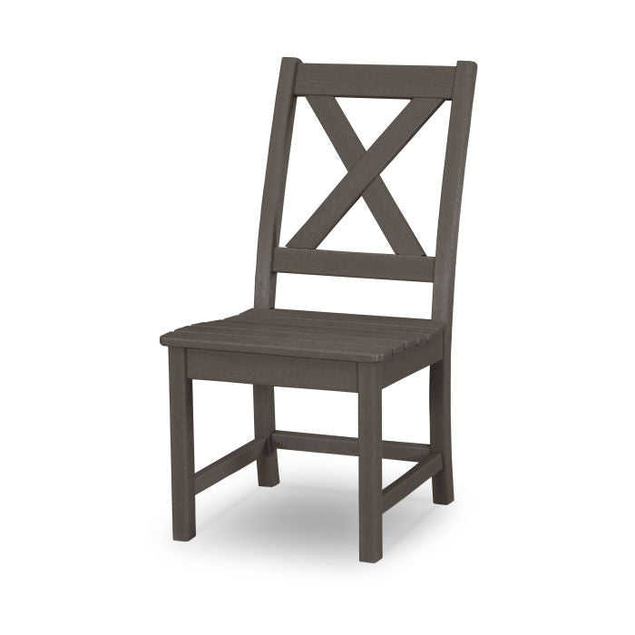 POLYWOOD Braxton Outdoor Dining Chair - Weather-Resistant, Durable & Comfortable - Perfect for Patio, Deck, Poolside & Garden Use
