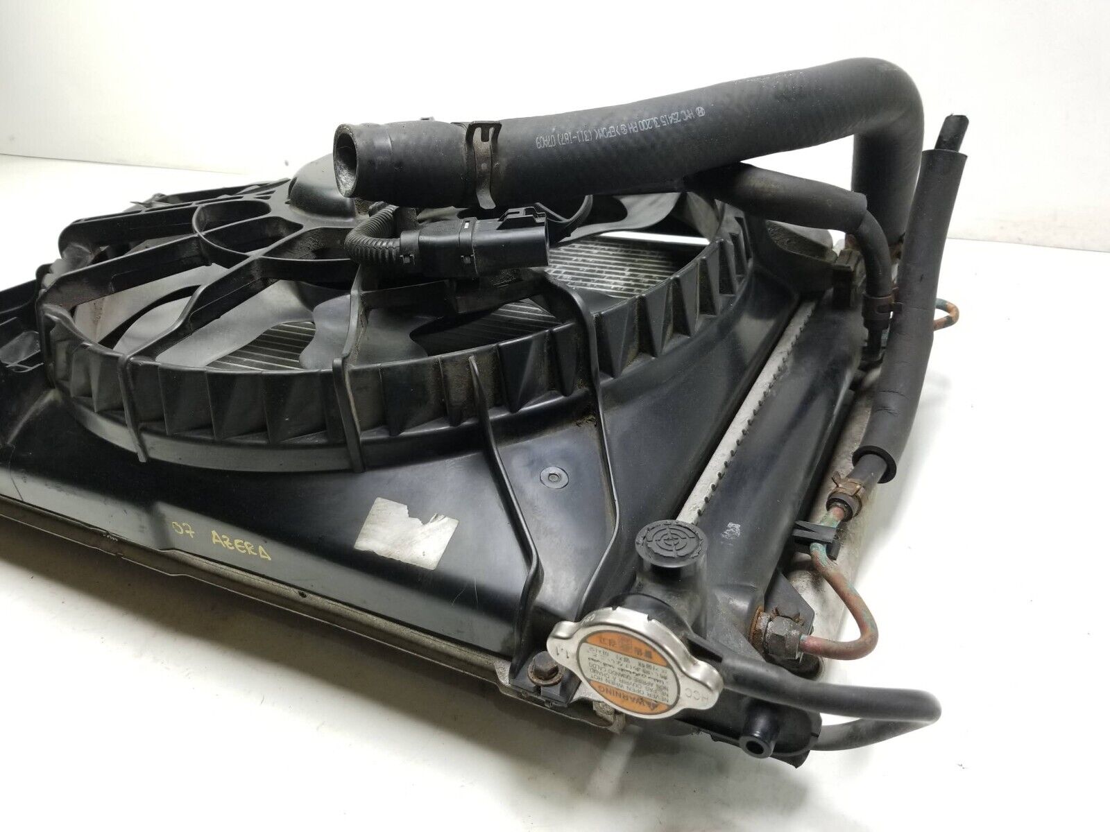 2006-2010 Hyundai Azera Radiator Condenser Cooling Fan Assembly 3.8L V6 OEM Replacement - Perfect for Engine Cooling System Repair & Maintenance