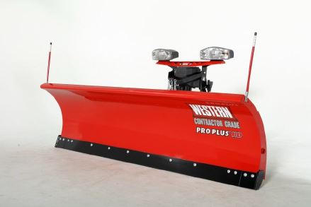 Western PRO PLUS HD Straight Blade Snowplow - Heavy Duty Truck & ATV Snow Plow for Driveways, Parking Lots & Rural Roads