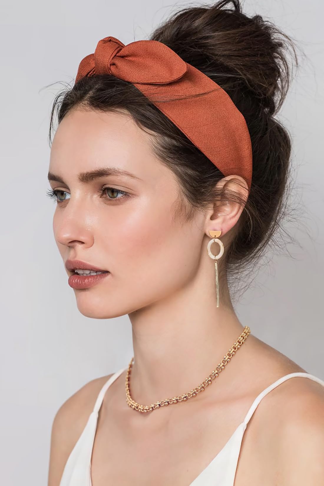 18K Gold Plated Snake Chain Choker Necklace for Women - Dainty Leaf & Coffee Bean Love Knot Link Design | Perfect for Date Night, Parties & Everyday Elegance