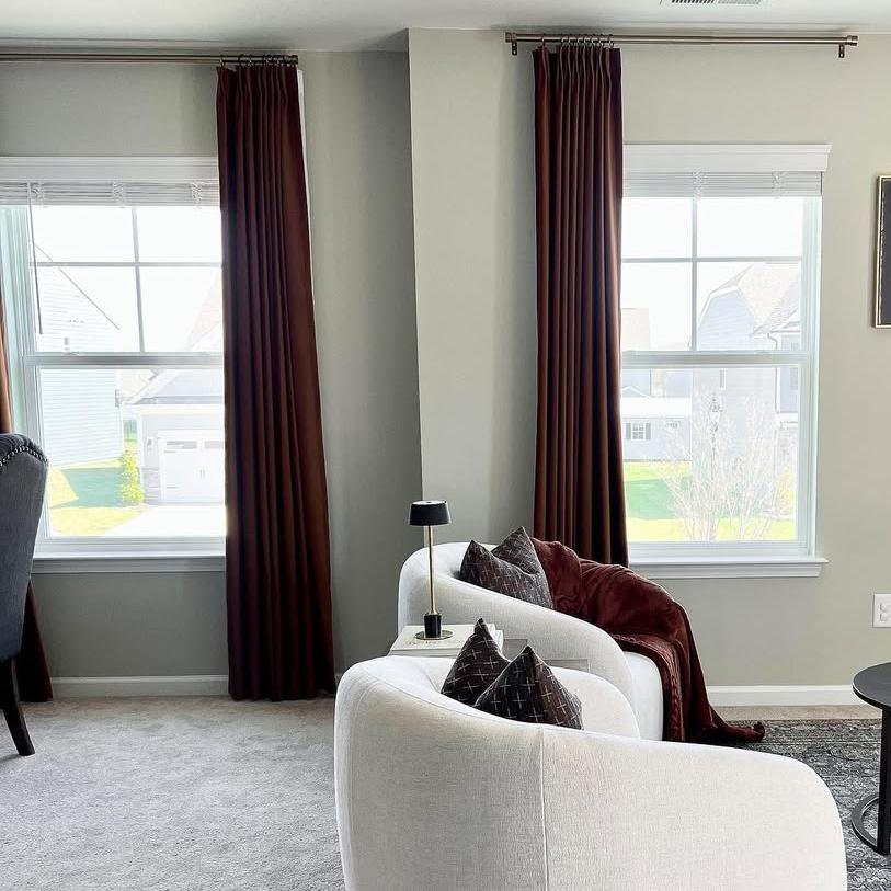 Luxury Blackout Curtains - Heavyweight Velvet Drapes with Luster Finish | Custom Pleated Design for Bedroom & Living Room | Noise Reducing & Thermal Insulated Window Treatments