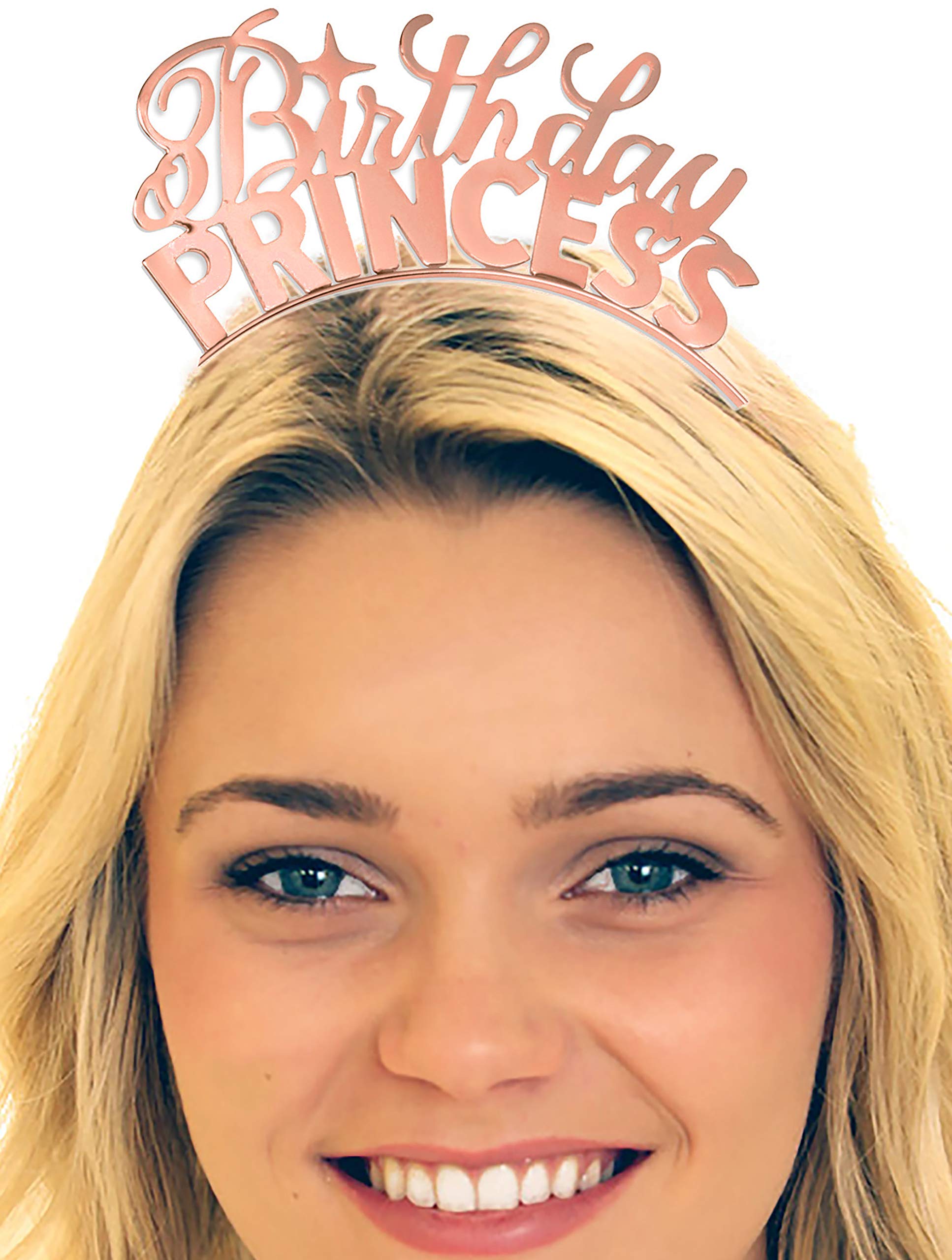 Sparkling Rhinestone Sash & Birthday Princess Crown Set - Elegant Party Headband for Girls - Perfect Birthday Party Gifts & Decorations - Ideal for Princess Themed Parties, Birthday Celebrations and Special Occasions