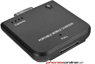 Portable External Battery Charger for iPhone 4/4S & Micro USB Devices - Power Bank for Travel, Camping, and Emergency Charging