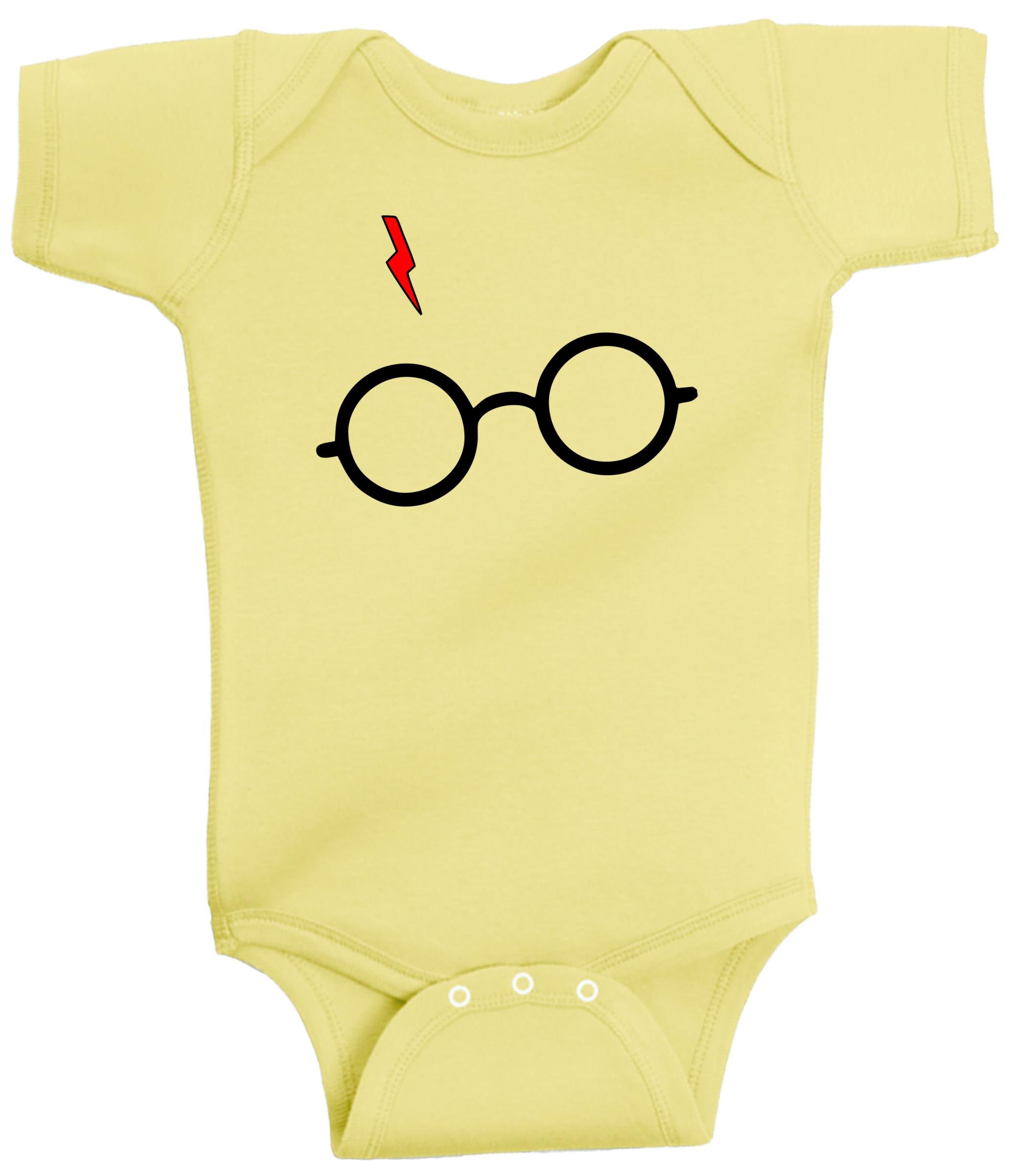 Harry Potter Inspired Lightning Bolt Glasses & Scarf Set for Babies - Perfect for Halloween Costumes, Themed Parties, and Wizard Fan Gifts