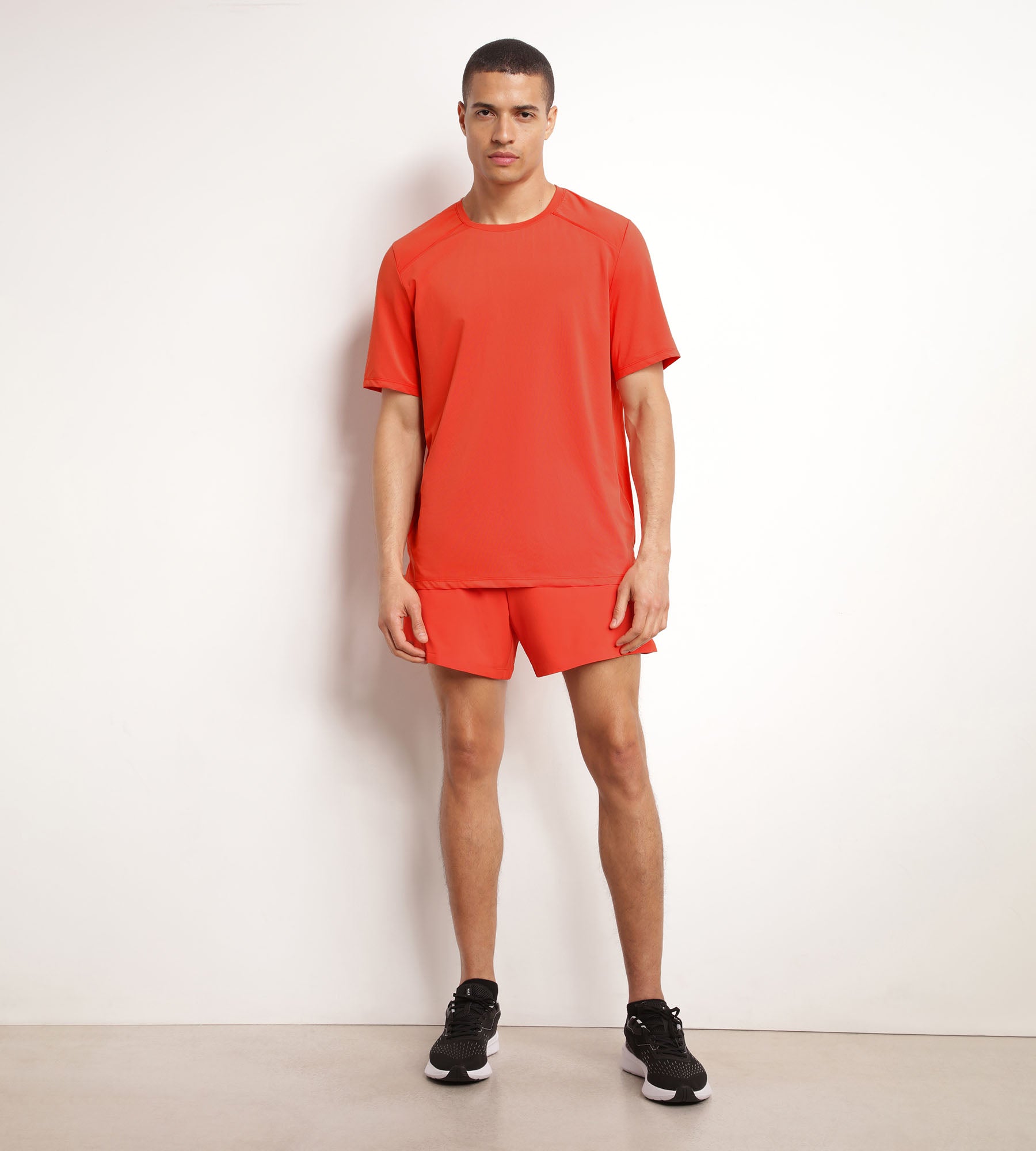 Breathable Red Men's Sport T-Shirt - Lightweight & Moisture-Wicking for Running, Gym & Outdoor Activities | DIM MOVE