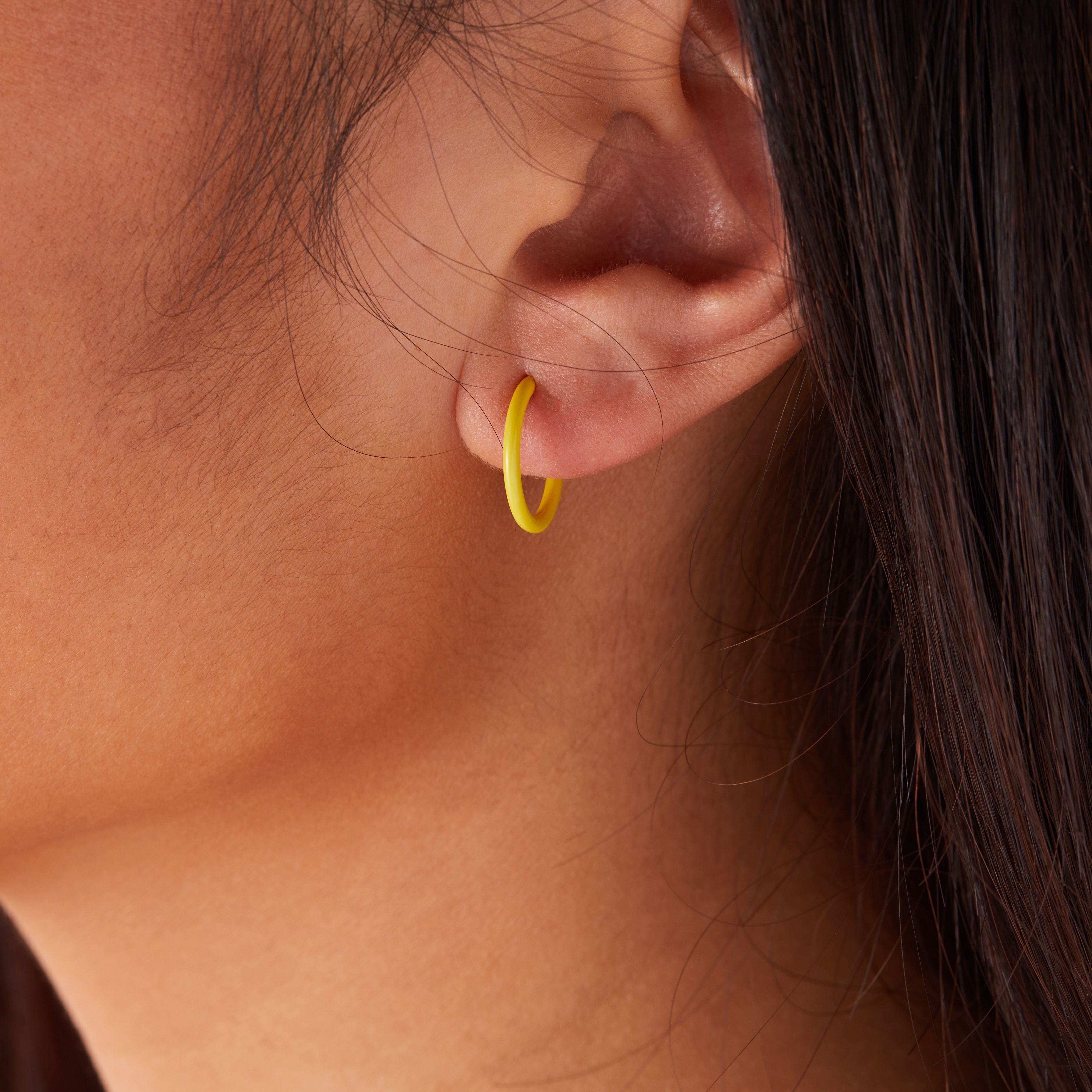 14K Gold Huggie Hoop Earrings for Women - Yellow Gold Small Hoops - Perfect for Everyday Wear, Date Night & Gifts