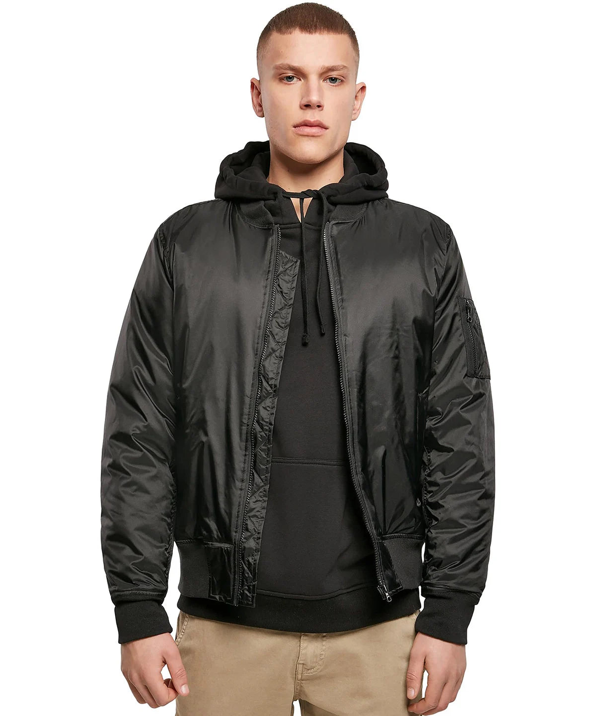 Men's Stylish Bomber Jacket - Lightweight & Water-Resistant Outerwear for Casual & Streetwear Fashion | Perfect for Everyday Wear, Travel & Outdoor Activities