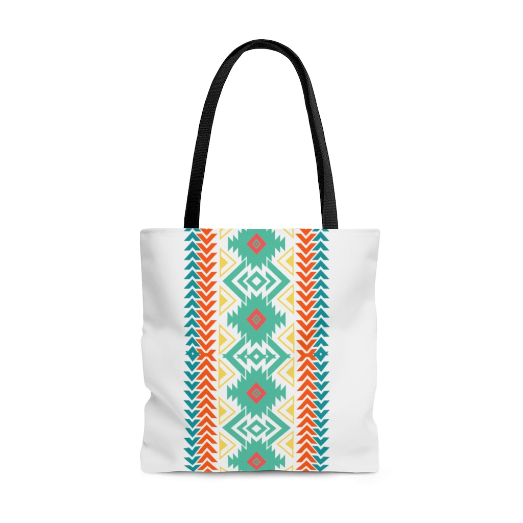 Southwest Tote Bag - Aztec Pattern Market Tote | Stylish & Durable Shopping Bag for Groceries, Beach & Farmers Market