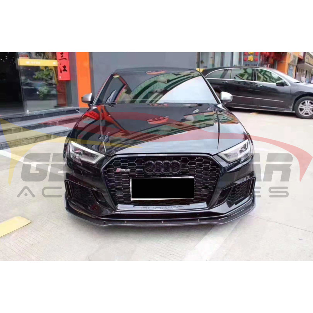 2017-2020 Audi A3/S3 Carbon Fiber Front Lip Spoiler | 8V.5 A3/S3 Model | Aggressive Styling & Enhanced Aerodynamics | Perfect for Car Enthusiasts & Performance Upgrades