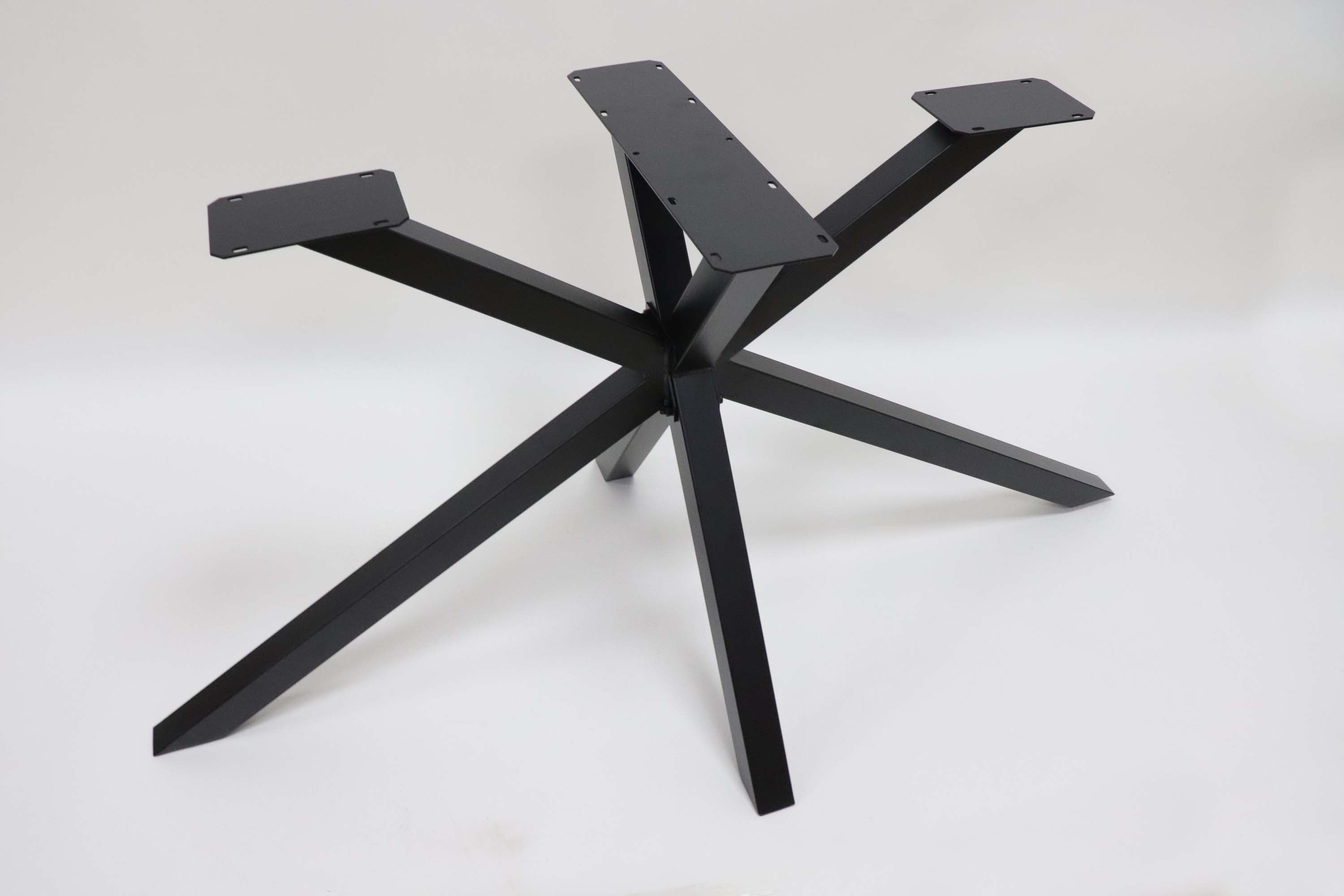 SS1310 Spider Shape Base for Long Dining Table - Heavy Duty Metal Table Legs for Large Dining Room, Kitchen, or Restaurant Use