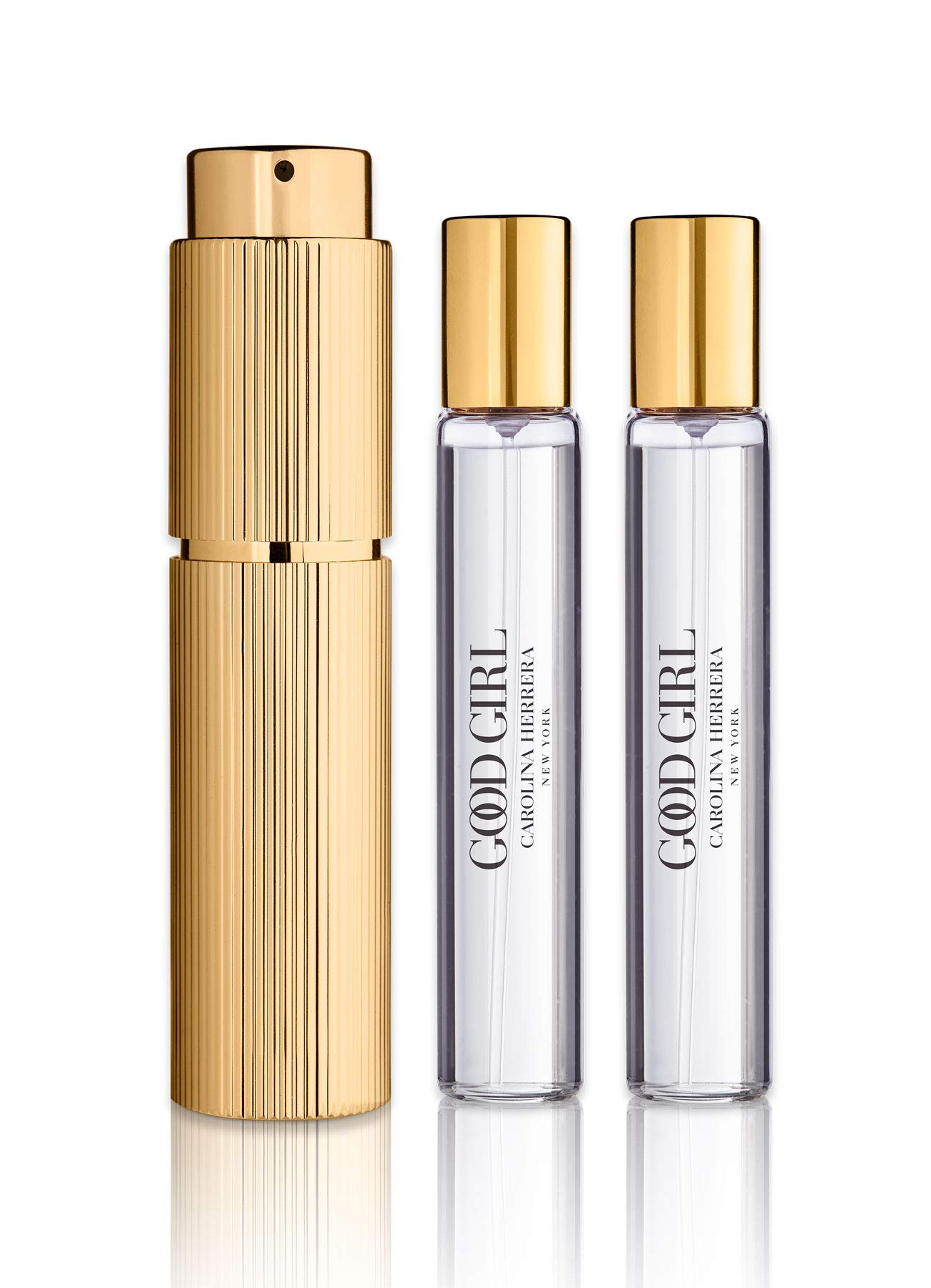 Carolina Herrera Good Girl Perfume for Women - 3 Piece Travel Set (3 x 20ml Spray) - Multi Color | Luxury Fragrance Gift Set for Travel, Date Night & Special Occasions
