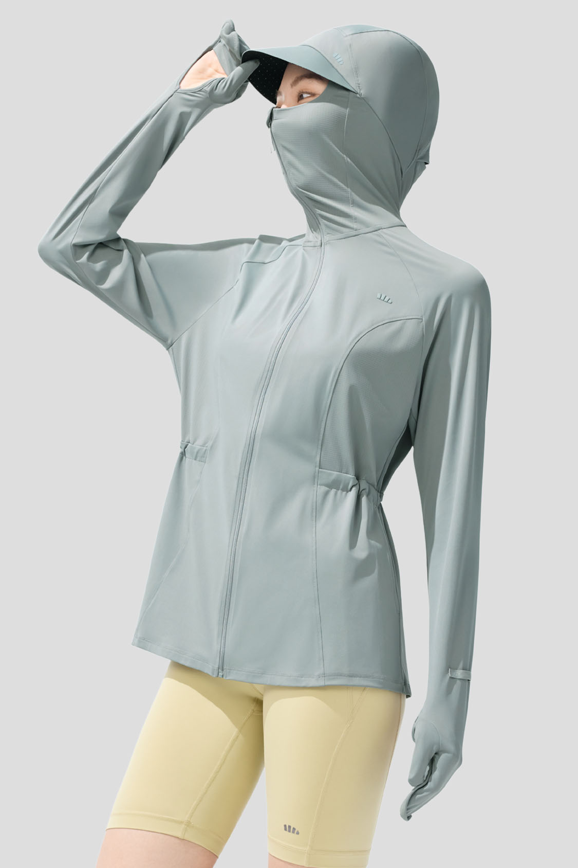 Women's Waist-Cinching Full Protection Sun Jacket UPF 50+ with UPF 2000+ Protection - AL823 for Outdoor Activities, Beach & Summer Fashion