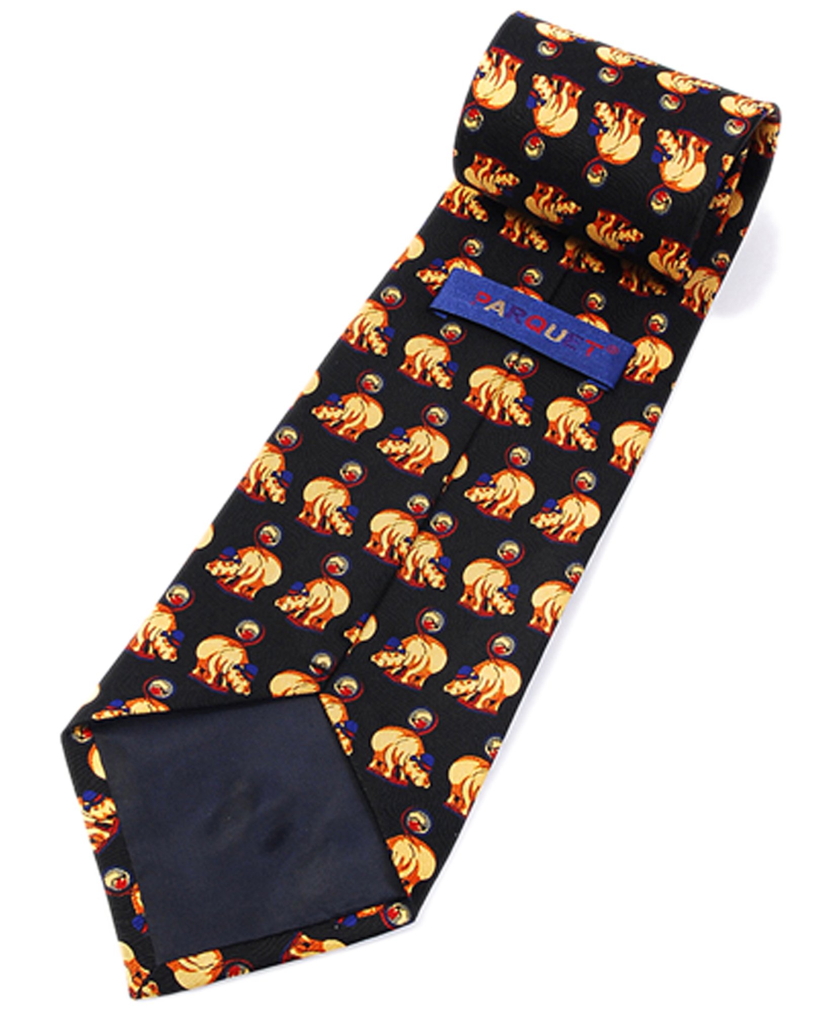 Funny Hippo Novelty Tie for Men - Unique Animal Print Necktie for Gifts, Parties & Costumes - Perfect for Halloween, Christmas & Themed Events