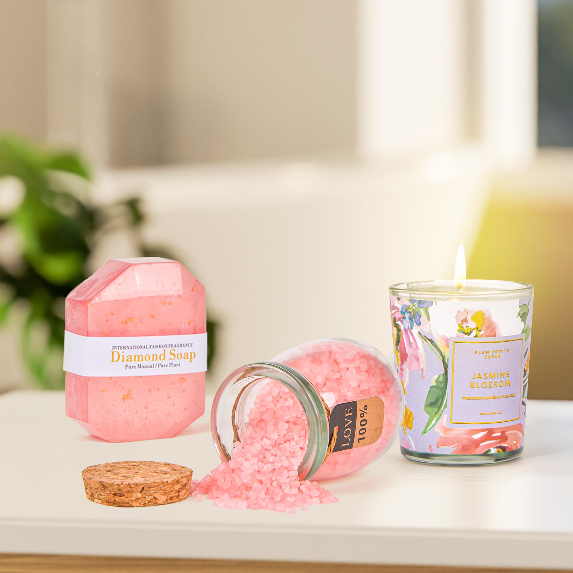 Happy Birthday Gifts for Women - Relaxing Spa Gift Basket Set for Mom, Girlfriend, Sister & Friends - Self Care Present with Birthday Gnome - Perfect for Home Spa, Office Relaxation & Special Occasions