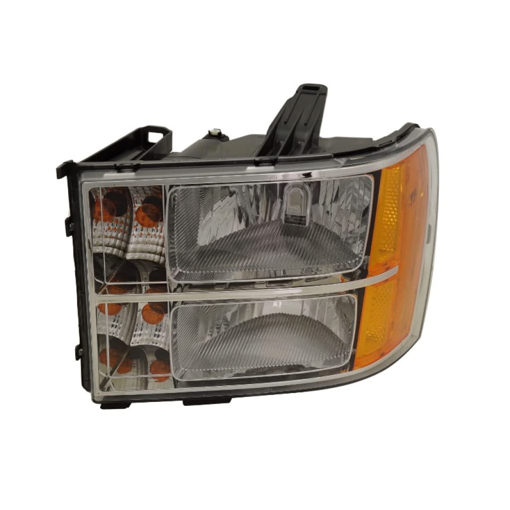 KarParts360 Replacement Headlight Assembly for GMC Sierra 2500 (2007-2013) - Driver Side - Compatible with GM2502283 & 22853029 - Perfect for Night Driving & Off-Road Adventures