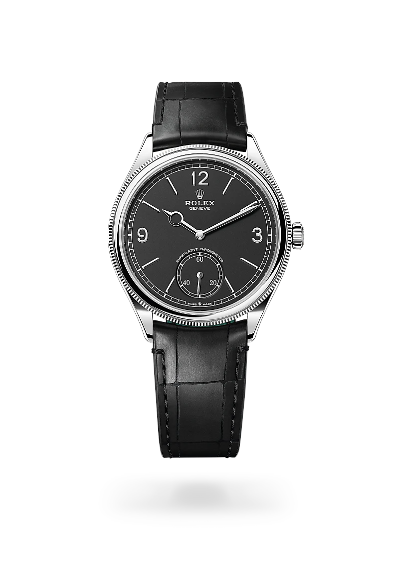 Luxury Rolex 1908 18K White Gold Watch M52509-0002 for Men - Elegant Dress Watch for Business & Formal Occasions | Richter & Phillips Jewelers