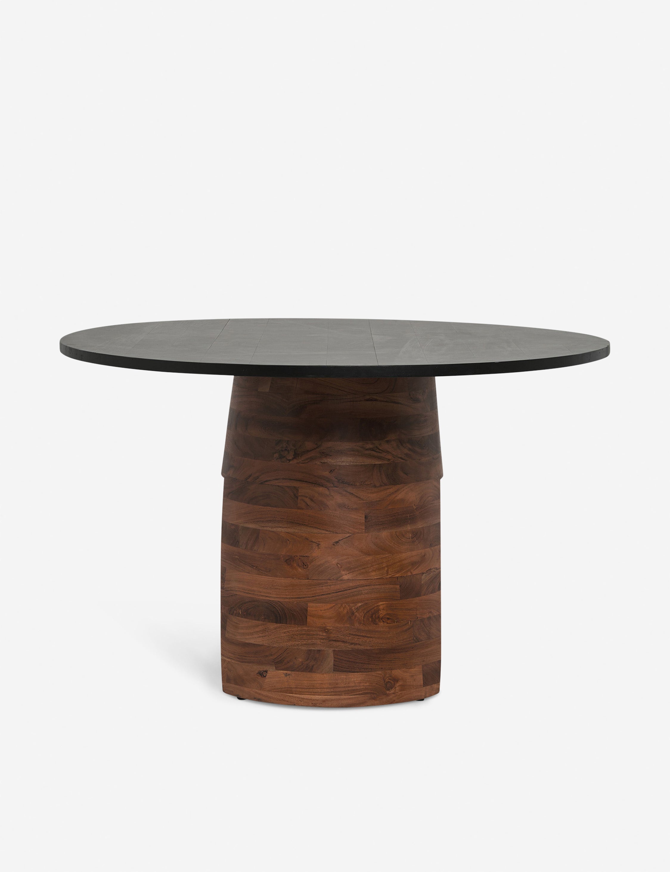 Adler Round Dining Table - 42 Inch Modern Wooden Kitchen Table for 4-6 People | Perfect for Small Spaces, Breakfast Nook & Cozy Family Meals