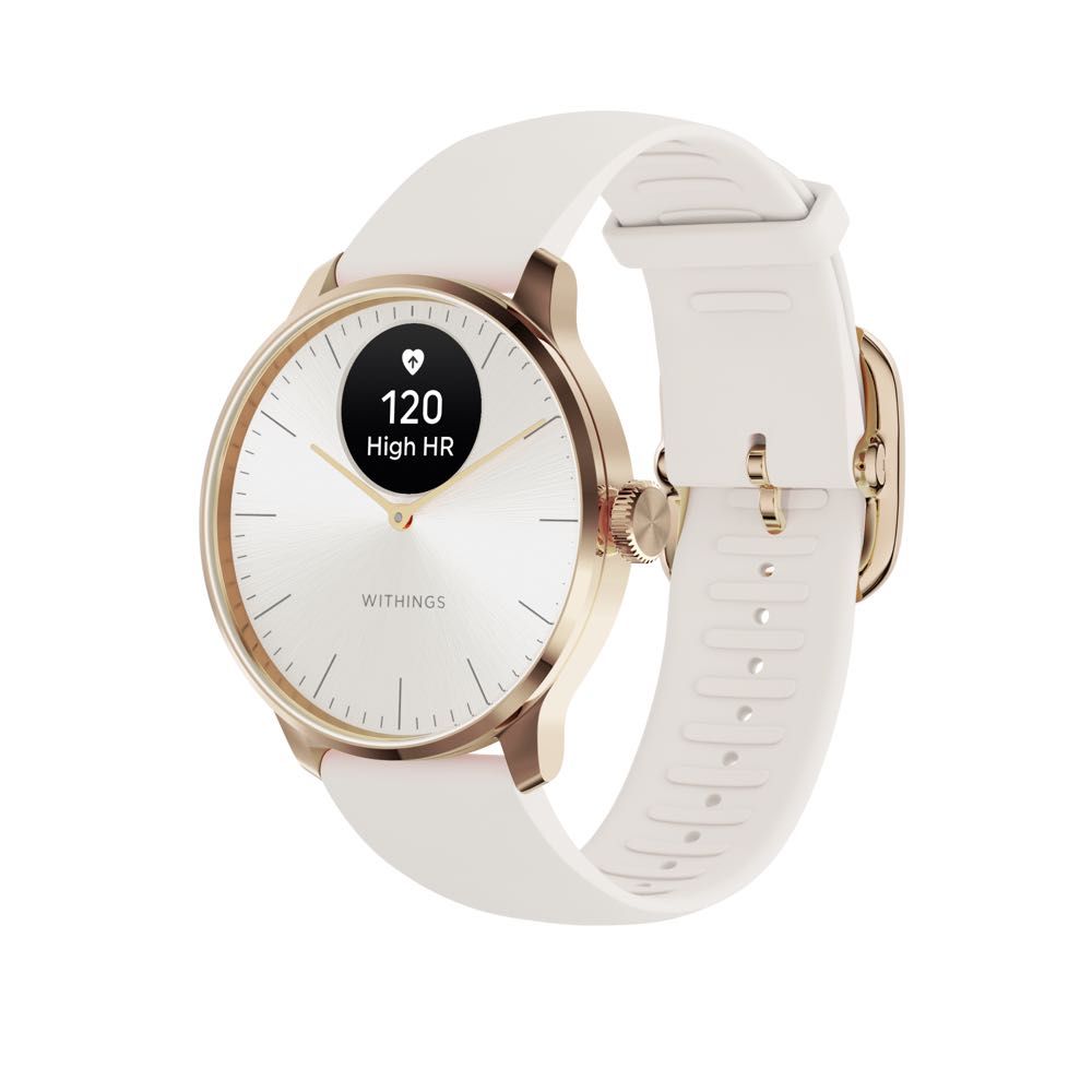 Withings ScanWatch Light (37mm) - Hybrid Smartwatch with ECG, Heart Rate & Sleep Tracking - Perfect for Fitness & Health Monitoring